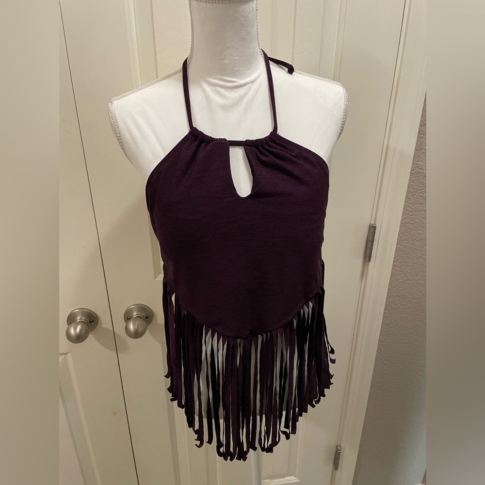 Swim top. Chocolate cherry  color. New. XL